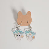 Toothy Dangly Earrings