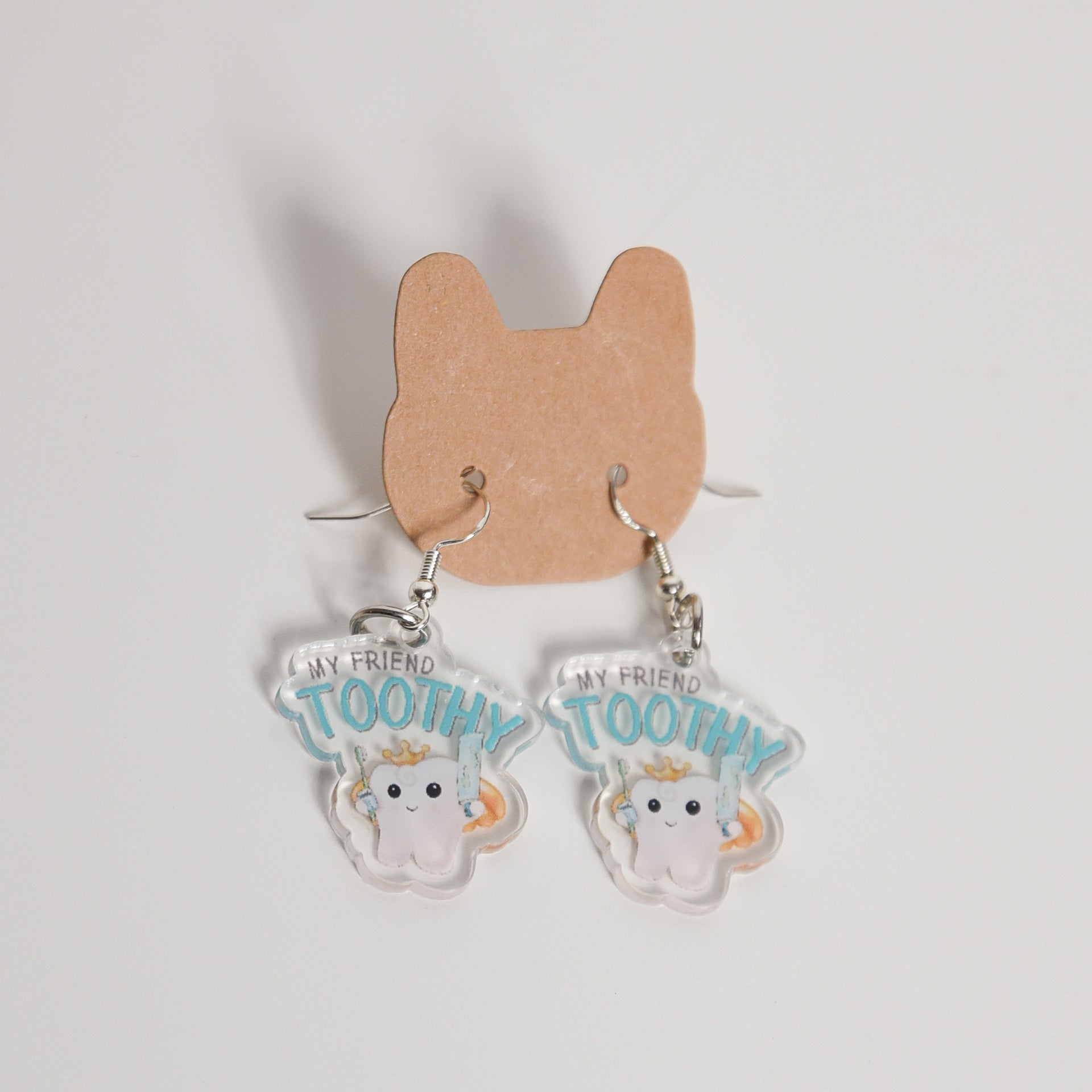 Toothy Dangly Earrings