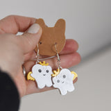 Toothy Dangly Earrings